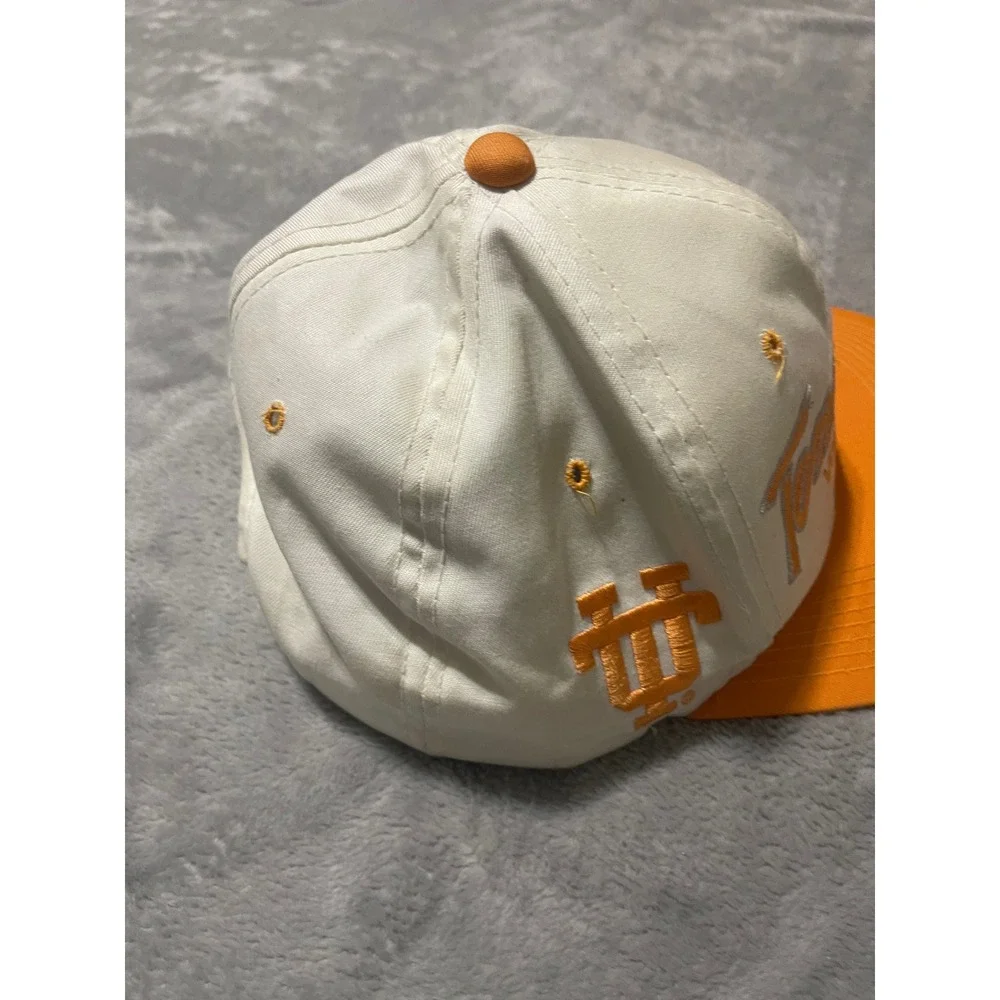 Vintage Sports Specialties Tennessee Volunteers The Twill Snapback Hat White - Picture 4 of 11